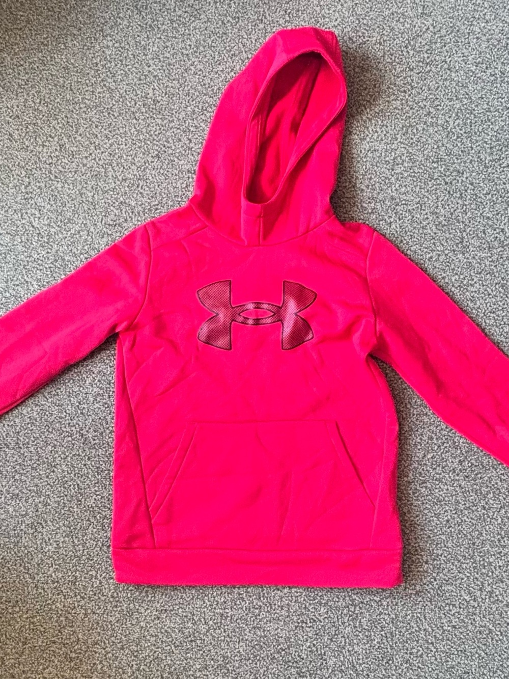 Under Armour Red Boy's Hoodie & Volcom Tie Dye Gray Hoodie